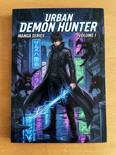 同人漫画 - 新作漫画《都市猎魔人》封面